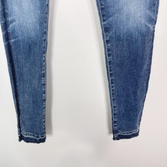 AG Womens 28 Legging Ankle Super Skinny Jeans Denim 10 Year Heirloom Distressed - Picture 4 of 11